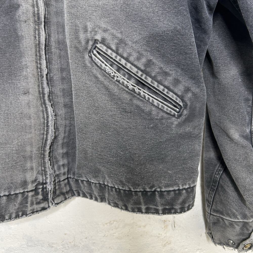 Vintage Carhartt Blanket-Lined Detroit Jacket “Petrol” J97 - Picture 4 of 16